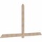 Ekena Millwork Eugene Smooth Timber Gable Bracket, Douglas Fir, 108"W x 58"H x 1 1/2"D x 5 1/2"F, 13/12 Pitch GBW108X58X0206EUG00SDF - alternate 5